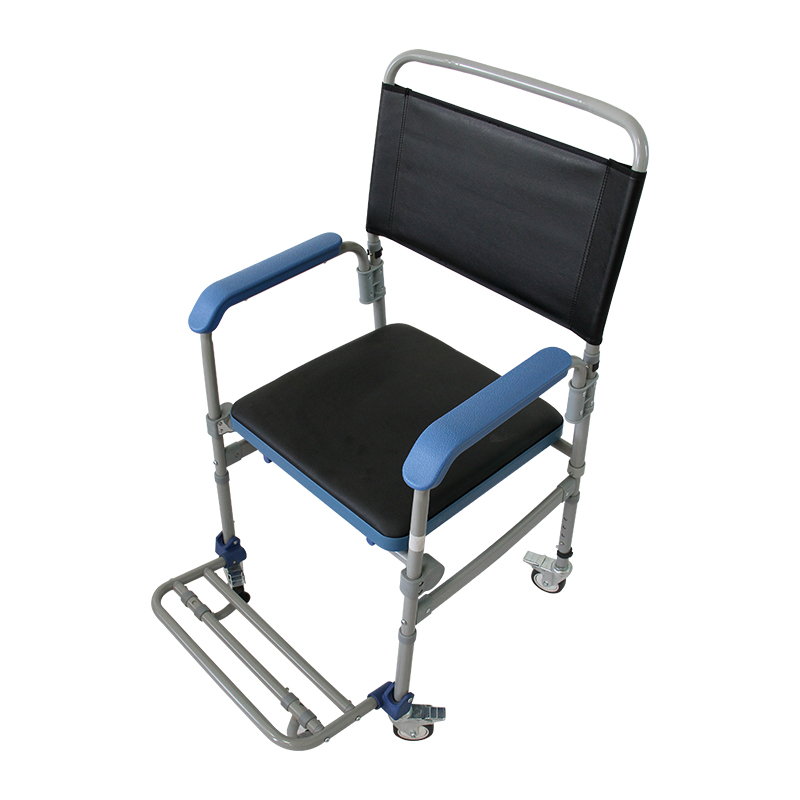 wheeled shower chair commode (2)